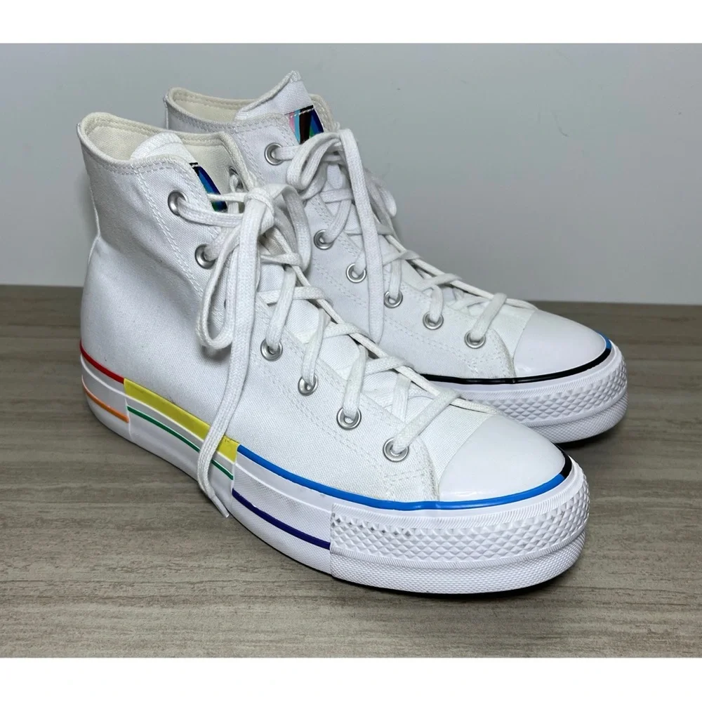 *Converse Chuck 70 Lift Hi 'Pride Proud To Be'Canvas Women's 11 - Men 9